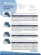 Lifecomfort Mattress Range Flyer