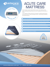 Lifecomfort Acute Care Mattress Flyer