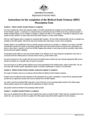 D0688 - Medical Grade Footwear prescription