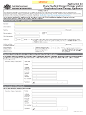 D0804 - Home Medical Oxygen Therapy and Respiratory Home Therapy Appliances