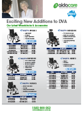 DVA Additions - Wheelchairs & Scooters